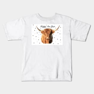 Happy Moo Year Cow Kids T-Shirt